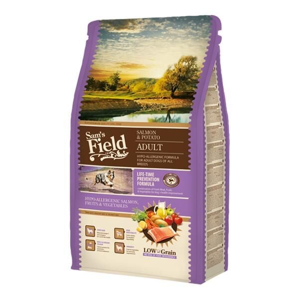 Sams Field Somonlu Düşük Tahıllı Yetişkin Köpek Maması 2,5 Kg