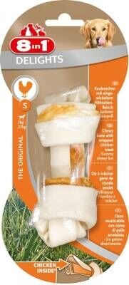 8in1 Delights Bones S Tavuklu Ağız Bakım Ödül Kemiği 35 gr