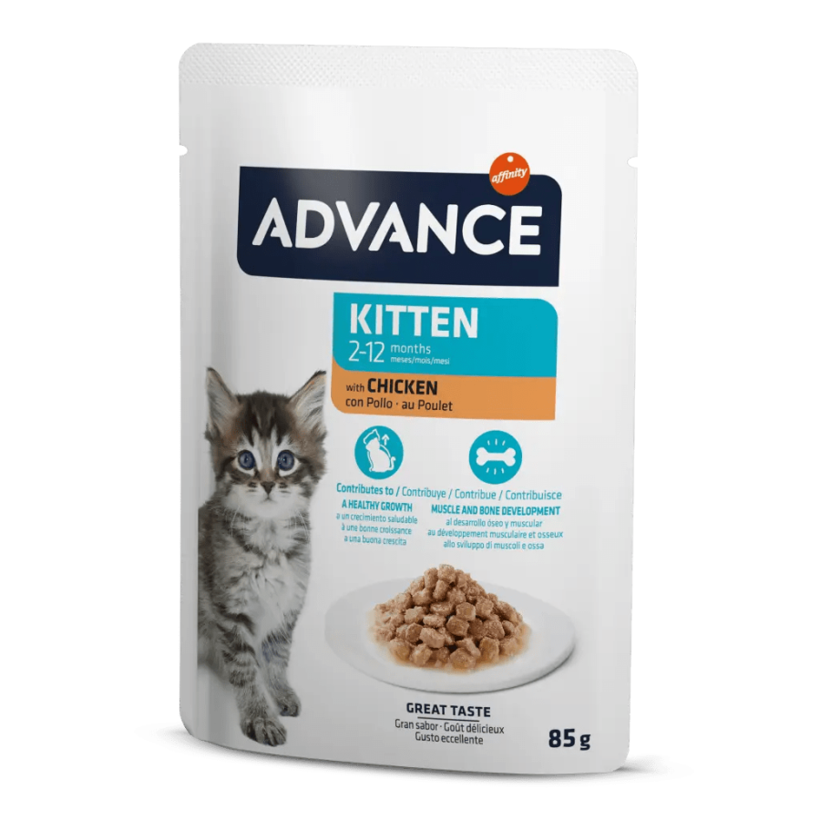 Advance Kitten Tavuklu Yavru Kedi Konserve Maması 85 gr
