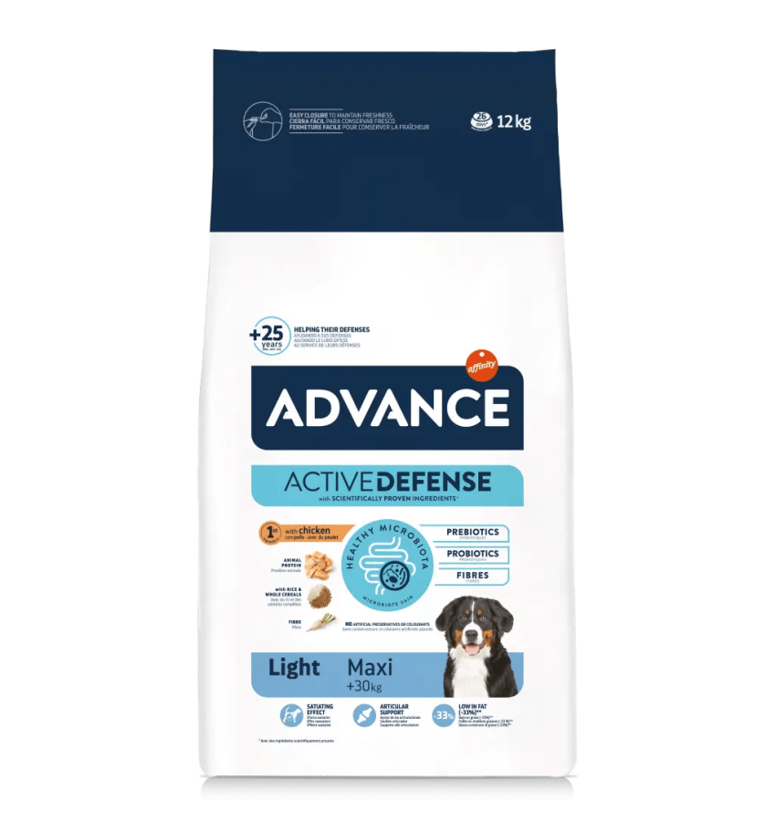 Advance Maxi Light Büyük Irk Diyet Yetişkin Köpek Maması 12 kg