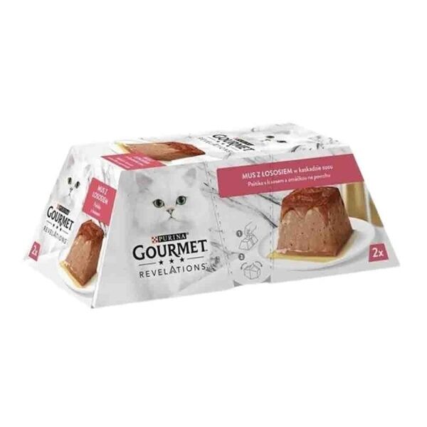 Gourmet Revelations Somonlu Kedi Konservesi 144gr (24 adet)