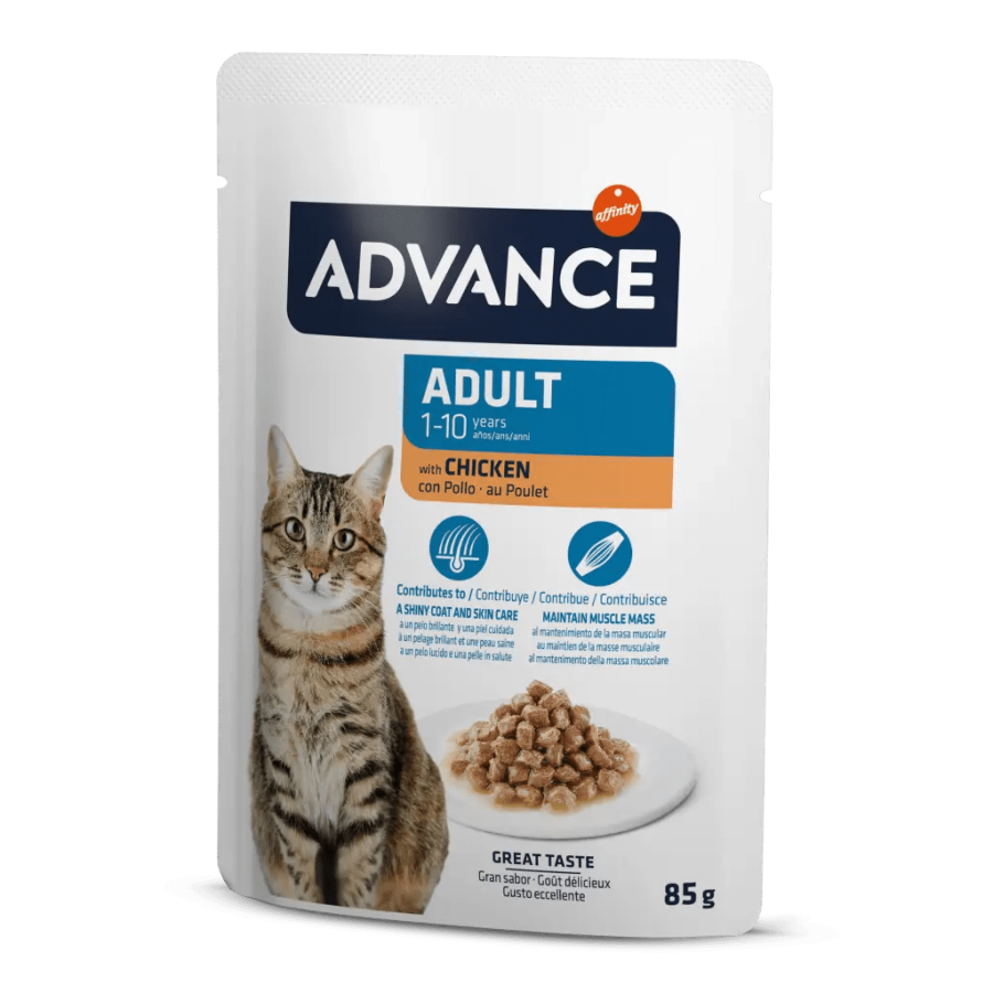 Advance Tavuklu Yetişkin Konserve Kedi Maması 85 gr