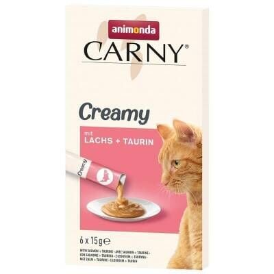 Animonda Snack Carny Somonlu & Taurinli Kedi Kreması 6 X 15 gr