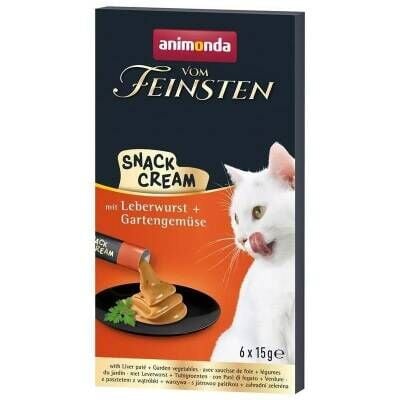 Animonda Snack Carny Ciğerli Kedi Kreması 6 X 15 gr