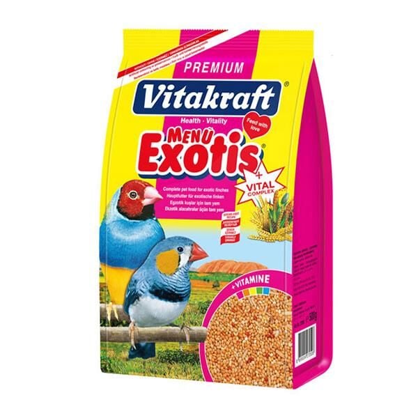 Vitakraft Menu Exotis Vital Finch Yemi Ballı 500gr