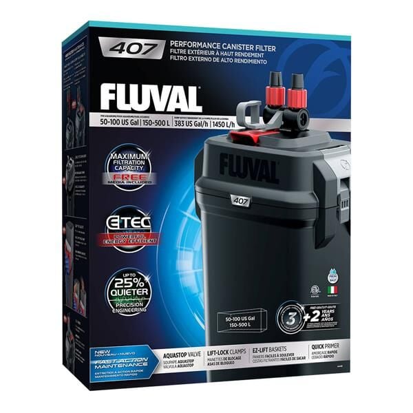Fluval 407 Dış Filtre 1450L/H