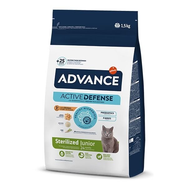 Advance Sterilised Tavuklu Yavru Kedi Maması 1,5 Kg