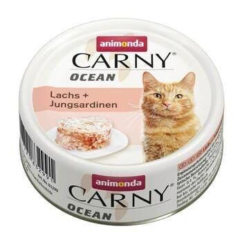 Animonda Carny Ocean Somonlu ve Sardalyalı Kedi Konservesi 80 gr