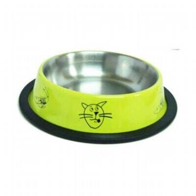 Eurocat Çelik Kediler İçin Çelik Mama Kabı 12 cm