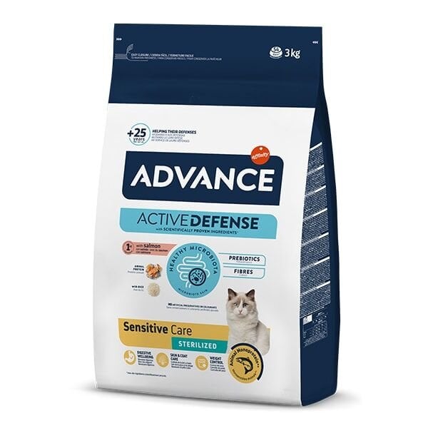 Advance Sterilised Somonlu Yetişkin Kedi Maması 3 Kg