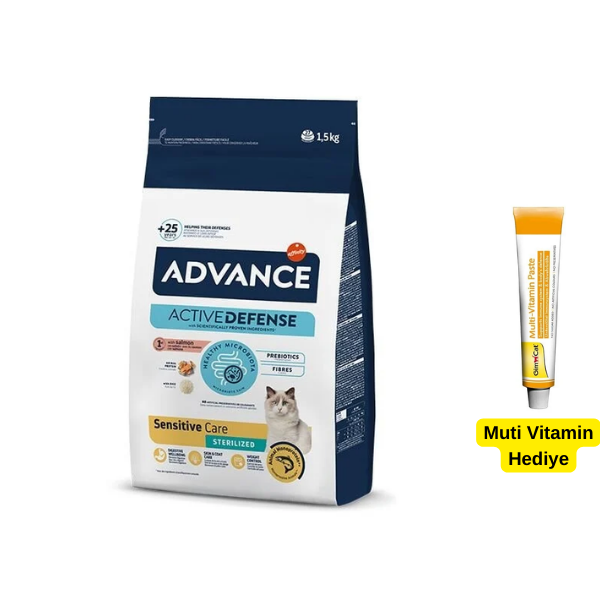 Advance Somonlu Kısırlaştırılmış Yetişkin Kedi Maması 1,5 Kg