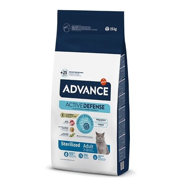 Advance Sterilised Hindili Yetişkin Kedi Maması 15 Kg