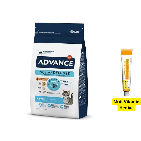 Advance Kitten Tavuklu Yavru Kedi Maması 1.5 Kg