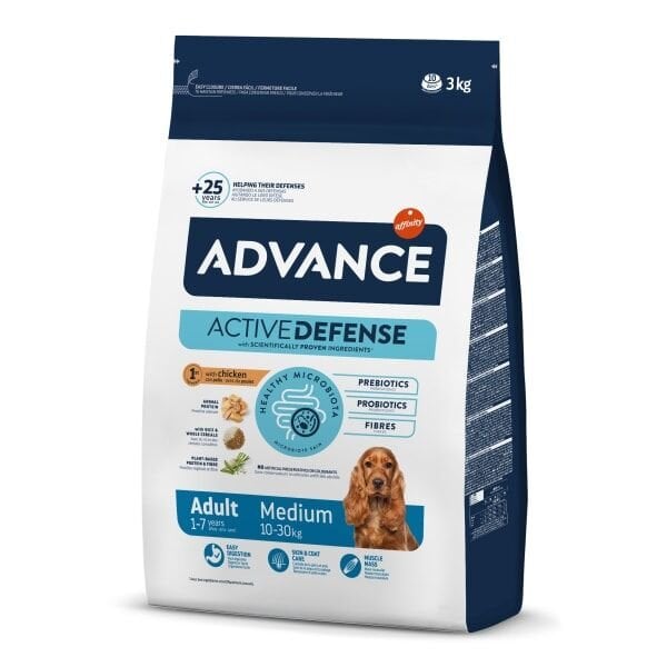 Advance Medium Tavuklu Yetişkin Köpek Maması 3 Kg