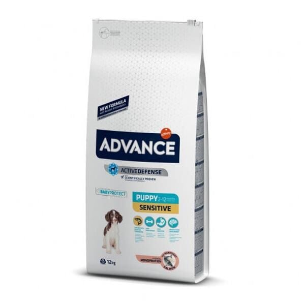Advance Puppy Sensitive Somonlu ve Pirinçli Yavru Köpek Maması 12Kg