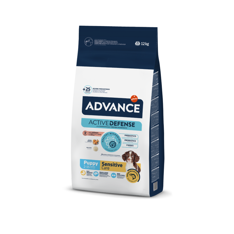 Advance Puppy Sensitive Somonlu ve Pirinçli Yavru Köpek Maması 12Kg