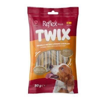 Reflex Plus Twix Tavuklu ve Biftekli Köpek Ödül Çubuğu 80 Gr