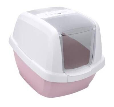 Imac Maddy Üstü Açılabilen Kapalı Kedi Tuvaleti Pembe