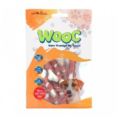 Wooc Biftek Sargılı Kalsiyumlu Kemik Köpek Ödül Maması 80gr