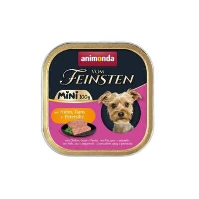 Animonda Von Feinsten Tavuk ve Kaz Etli Mini Irk Yetişkin Köpek Konservesi 100 Gr