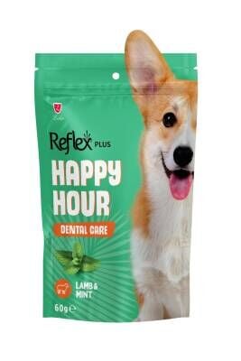 Reflex Plus Happy Hour Ağız ve Diş Sağlığı Destekleyici Köpek Ödül Maması 60 gr