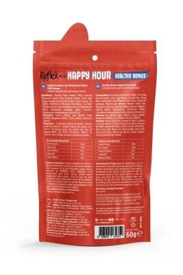 Reflex Plus Happy Hour Sağlıklı Kemikler İçin Destekleyici Köpek Ödül Maması 60 gr