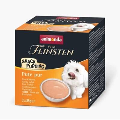 Animonda Vom Feinsten Snack Pudding Hindili Yetişkin Köpek Pudingi 3 X 85 gr