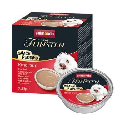 Animonda Vom Feinsten Biftekli Yetişkin Köpek Pudingi 3 X 85 gr