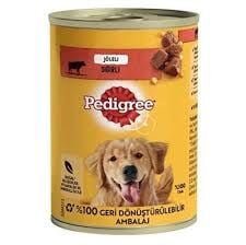 Pedigree Biftekli Yetişkin Köpek Konservesi 400gr