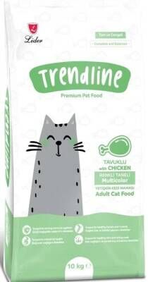 Trendline Gourmet Renkli Karışık Yetişkin Kedi Maması 10 kg