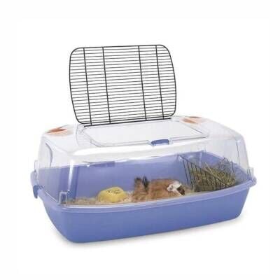 Imac Bingo Guinea Pig ve Tavşan Kafesi Mavi 70,5X45,5X29 Cm