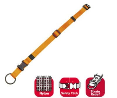 Karlie Kilitli Boyun Tasma Xs 20-35 cm Turuncu