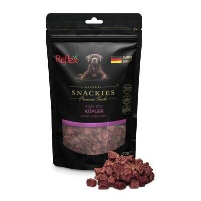Reflex Snackies Kuzu Etli Küp Köpek Ödülü 170 gr