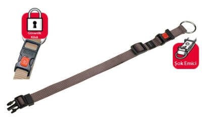 Karlie Kilitli Boyun Tasması XS 20-35 cm Gri