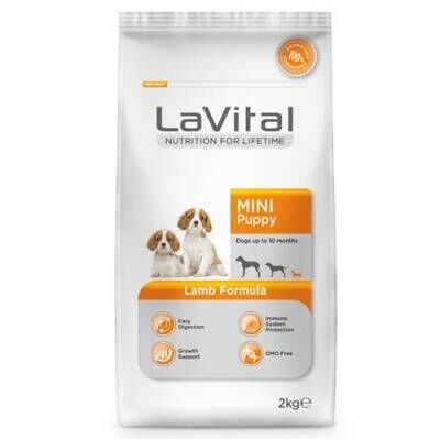 LaVital Kuzu Etli Küçük Irk Yavru Köpek Maması 2 kg