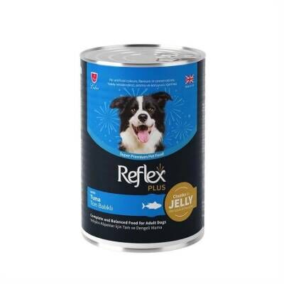 Reflex Plus Jöle İçinde Ton Balıklı Yetişkin Köpek Konservesi 400 Gr