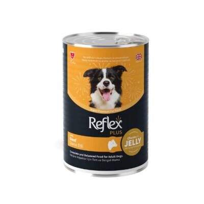 Reflex Plus Jöle İçinde Dana Etli Yetişkin Köpek Konservesi 400 Gr