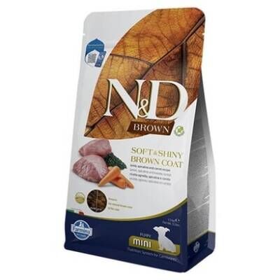 N&D Brown Kuzulu Spirulinalı Küçük Irk Yavru Köpek Maması 1,5 Kg