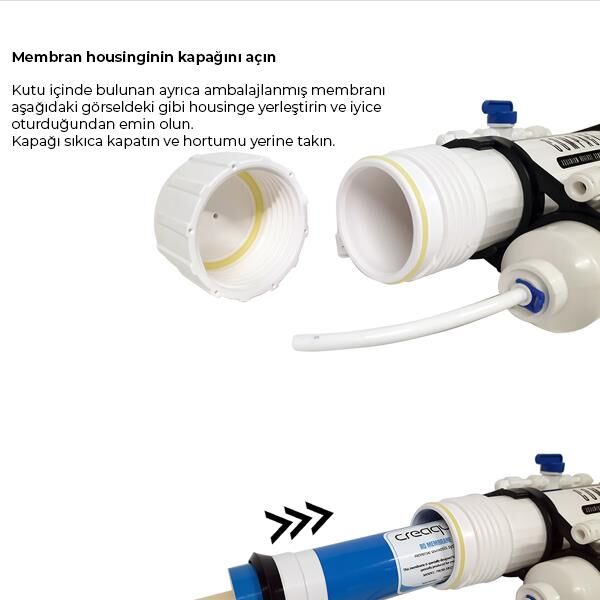 Creaqua Compact Aquarium Reverse Osmosis System