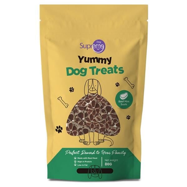 Supreme Dog Sığır Etli Sushi Köpek Ödül Maması 80gr