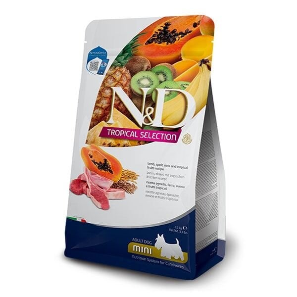 ND Tropical Selection Kuzu Etli Mini Irk Yetişkin Köpek Maması 5Kg