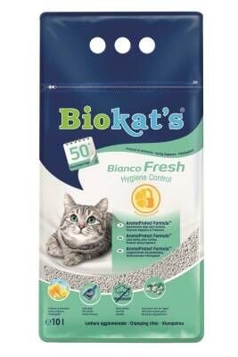 Biokat's Bianco Fresh Topaklanan Kedi Kumu 10 lt