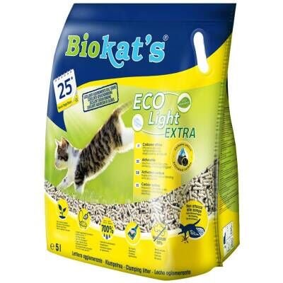 Biokats Eko Light Extra Aktif Karbonlu Pelet Kedi Kumu 5 lt