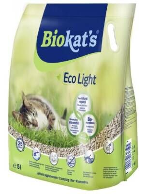 Biokats Eko Light Pelet Kedi Kumu 5 lt