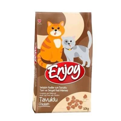Enjoy Tavuklu Yetişkin Kedi Maması 10 kg
