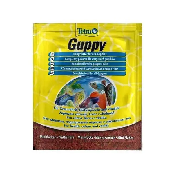 Tetra Guppy Lepistes Balık Yemi 12gr
