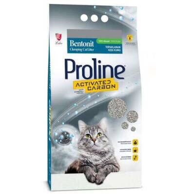 Proline Aktif Karbonlu Topaklanan Kedi Kumu 20 lt