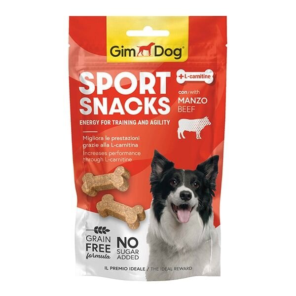 Gimdog Sport Snacks Sığır Etli Ödül Tableti 60gr