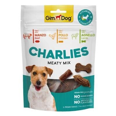 Gimdog Charlies Meaty Mix Sığır Etli, Tavuklu, Kuzu Etli Köpek Ödülü 70 gr