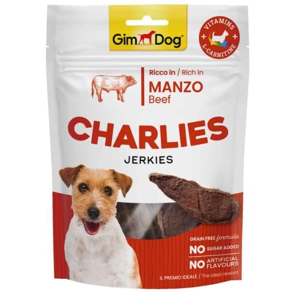 Gimdog Charlies Jerkies Sığır Etli Köpek Ödül Maması 70gr
